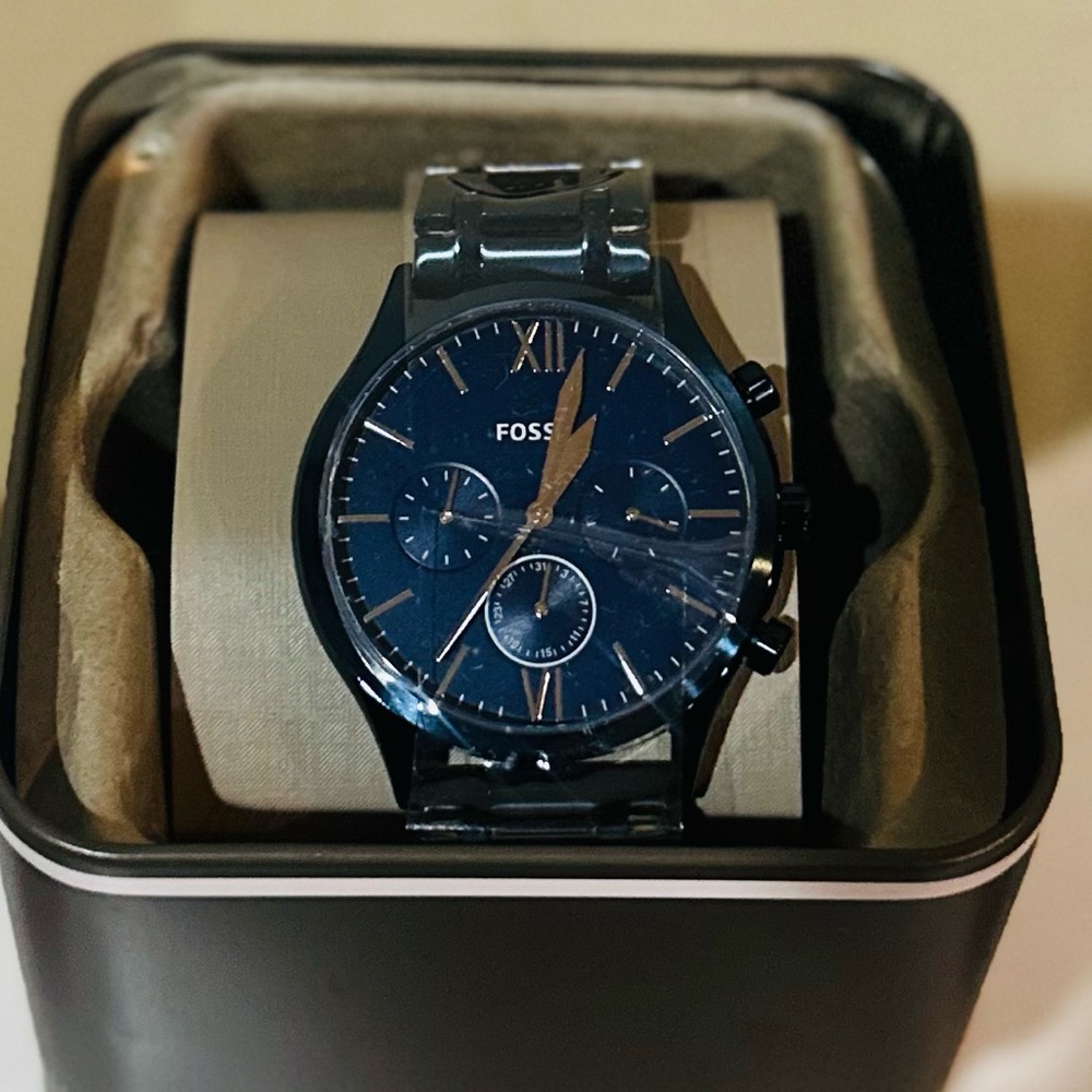Fossil Navy Chronograph Watch
